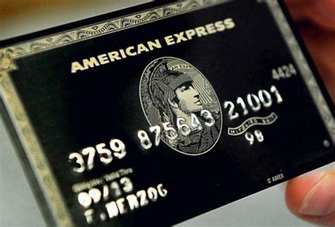 american express centurion black card.